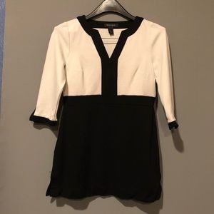 Super sexy mini dress mod style color blocking